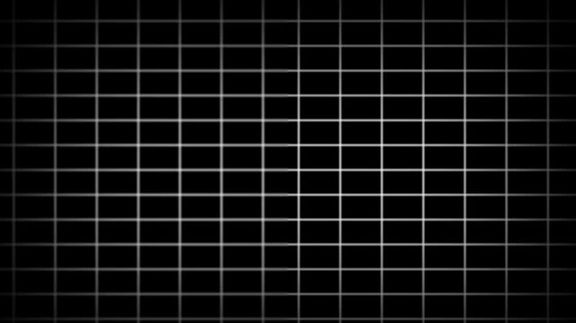 Animated grid motion video animation. White grid pattern background moving from right to left