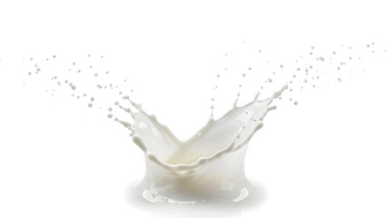 Milk Splash in Motion