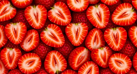 Strawberry Slice Background