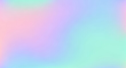 Soft Pastel Holographic Gradient Abstract Background
