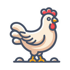 chicken illustration design