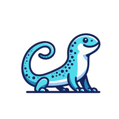 Fototapeta premium lizard illustration design