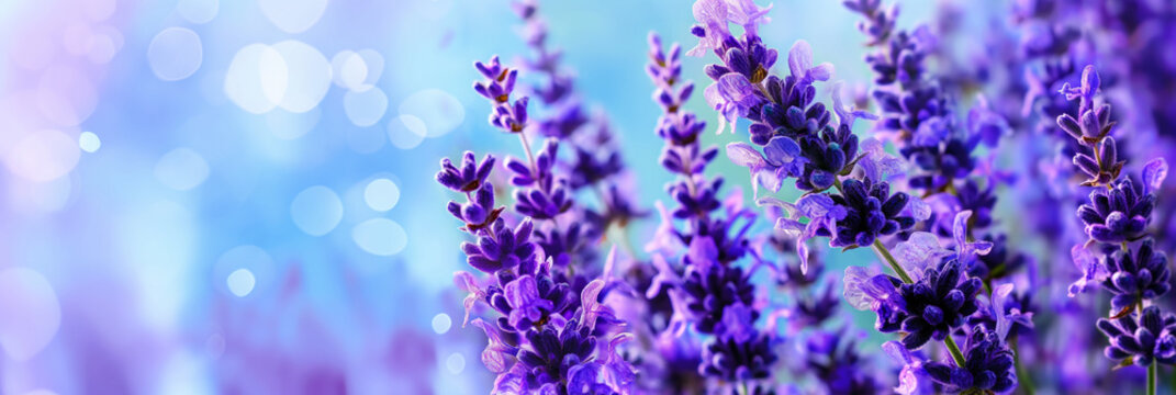 Flores roxas em um campo