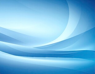 Abstract Blue Wave Background Design