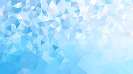 Fototapeta premium Abstract geometric blue and white background with gradient triangle shapes for modern digital design and decoration