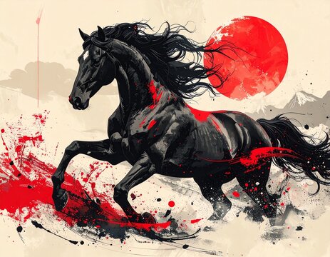 筆文字 馬 Horse Images – Browse 4,348 Stock Photos, Vectors, and