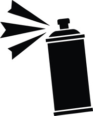 Spray paint vector icon.