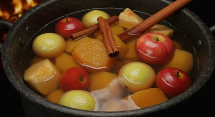 Autumn fruit and vegetable stew