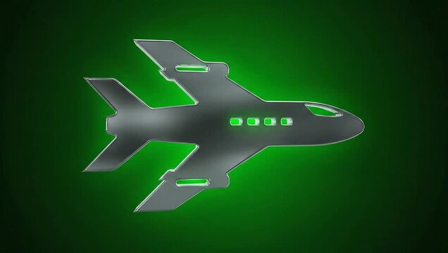 vector illustration of airplane