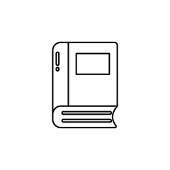Book line icon