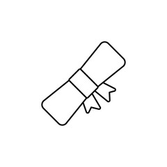 Education Certificate Scroll