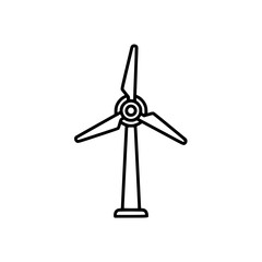 Wind Turbine Generator Icon