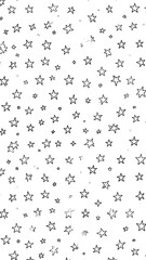 Scattered small stars on white background (1)