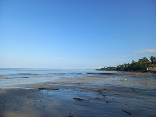 beach in the morning