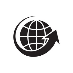 Worldwide Communication and Network Symbol