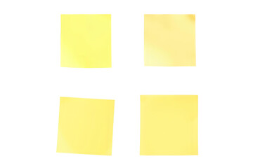 Yellow Sticky Notes Set