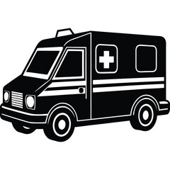 Fototapeta premium ai17578575991863_ambulance-silhouette-vector---emergency-service-.eps