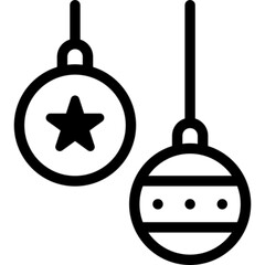 Obraz premium Golden Christmas Ball