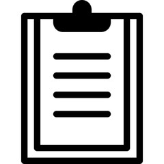 Clipboard with Pen Icon
