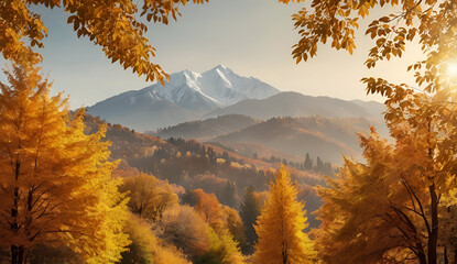 autumn in the mountains