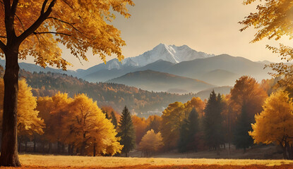 autumn in the mountains