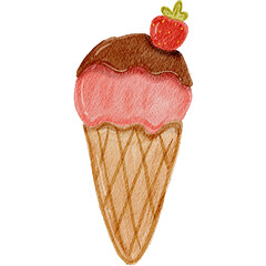 strawberry ice cream