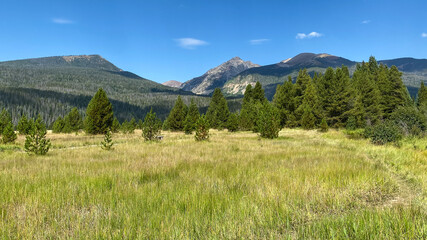 Obraz premium The Coyote Valley in Rocky Mountain National Park