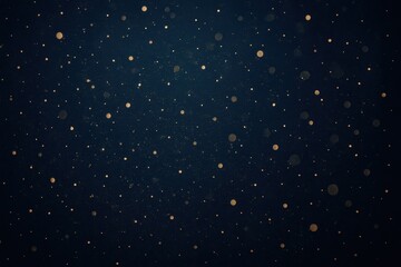 Midnight navy background with shimmering gold dust and dreamy bokeh constellations a luxurious abstract sparkle texture for branding invitations and event design