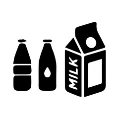 Milk Bottle Illustration