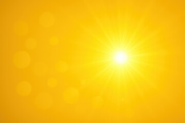 Obraz premium Radiant golden sunburst abstract background with glowing rays smooth gradients and soft bokeh perfect for summer banners posters and energetic optimistic design themes