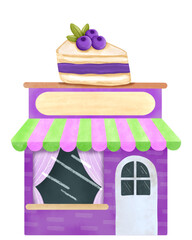 cake shop illustration 