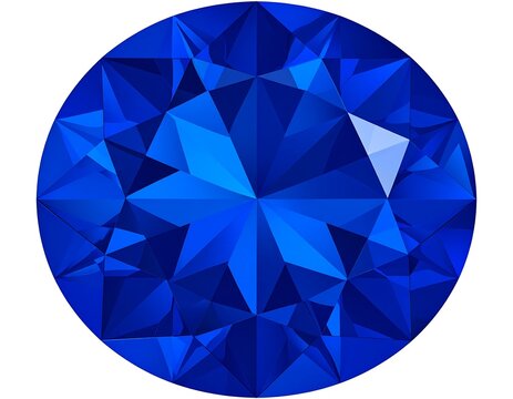 Radiant Blue Gemstone Facet Design - Powered by Adobe