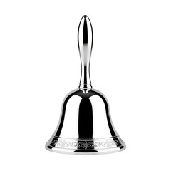 bell unique design with creative perspective, innovative bell shape with artistic details and unusual angles, decorative or symbolic element isolated on transparent background PNG