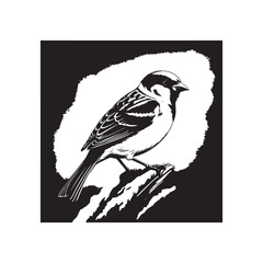 vector illustration of a bird