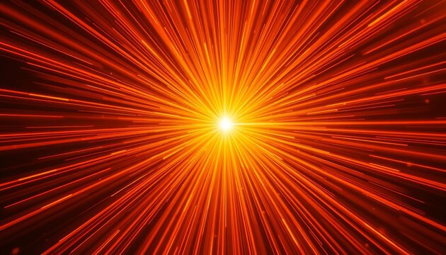 Bright orange and yellow starburst emanating outwards from a central point, intense light and radiating energy,  energy,  artwork