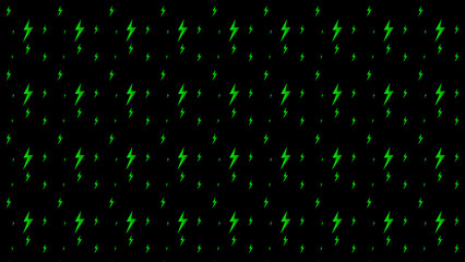 Energy mark green and dark background