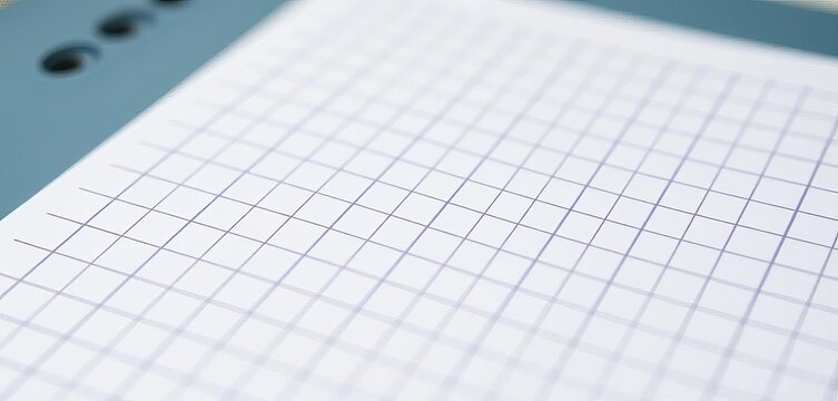 Close-up of a sheet of graph paper with visible grid lines,  web,  technology