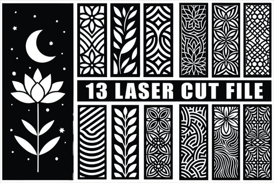 Laser cut files for CNC router cutting designs
