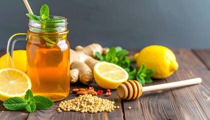 Refreshing herbal drink ingredients