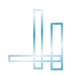 blue arrow sign geometric element