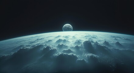 Earthrise Moonscape - Dramatic Space View for Wallpapers and Design