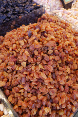 Close Up Of Assorted Dried Raisins