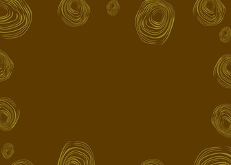 abstract background with golden ornament