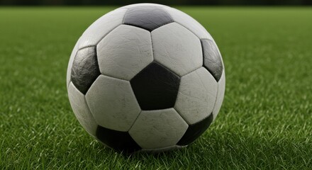 Exciting soccer match action stadium field sports event grass environment viewpoint