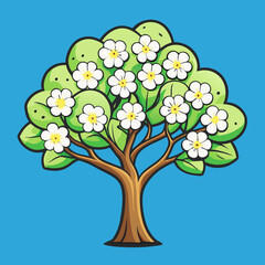 spring tree with flowers