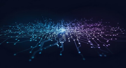 Abstract futuristic circuit board illustration symbolizing technology and innovation