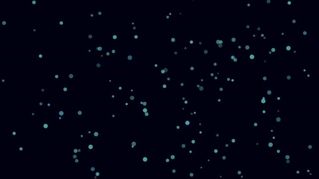 Smooth Blue Dots Motion Background &ndash; Loopable Abstract Animation for Social Media, Presentations, and Digital Content &ndash; 60FPS 4K Minimal Particle Flow