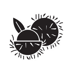 Rambutan Fruit Icon