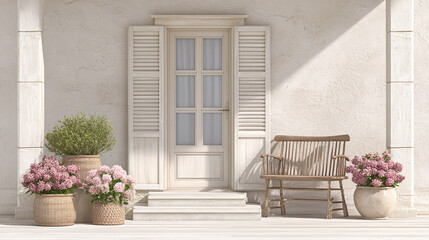 Tranquil Porch with Vintage Charm