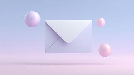 Delicate Pastel Envelope Design